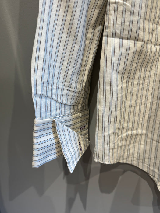 Paul Smith Blue Striped Dress Shirt | Double Cuff | Size 15.5 | London Collection 👔