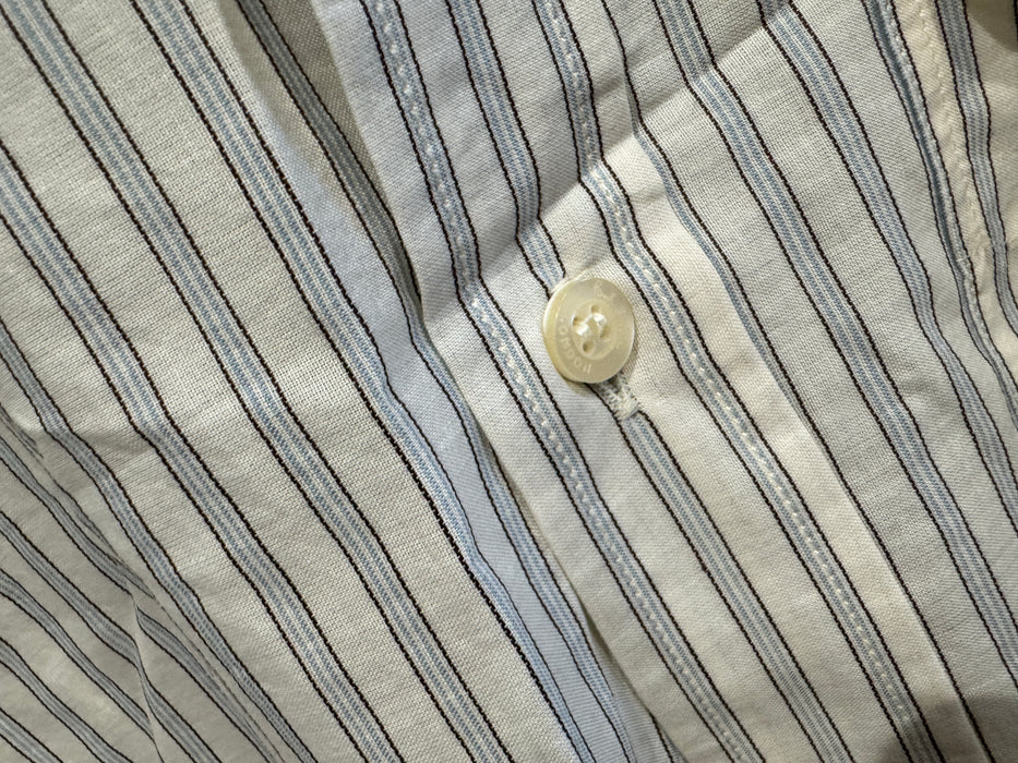 Paul Smith Blue Striped Dress Shirt | Double Cuff | Size 15.5 | London Collection 👔