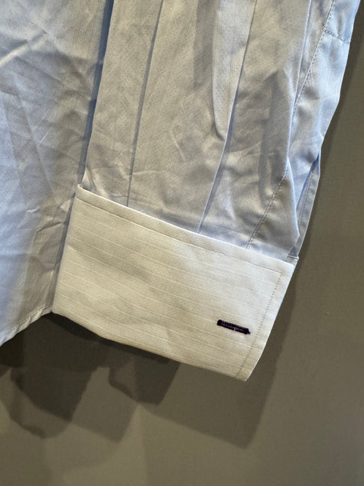 Paul Smith Blue Double Cuff Shirt - Size 15.5/39
