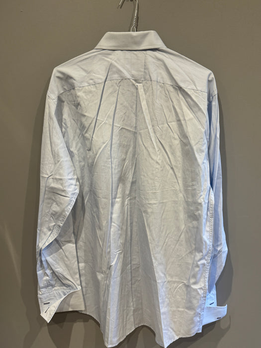 Paul Smith Blue Double Cuff Shirt - Size 15.5/39