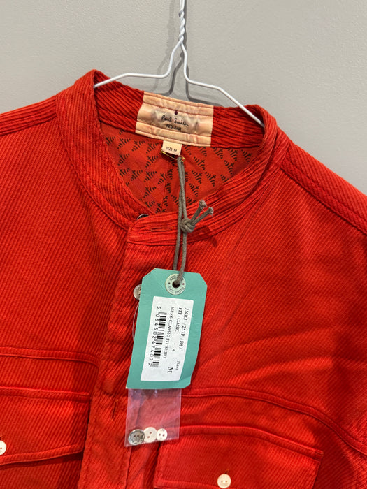 Paul Smith Red Grandad Shirt | RED EAR | Long Sleeve Shirt | Limited Edition