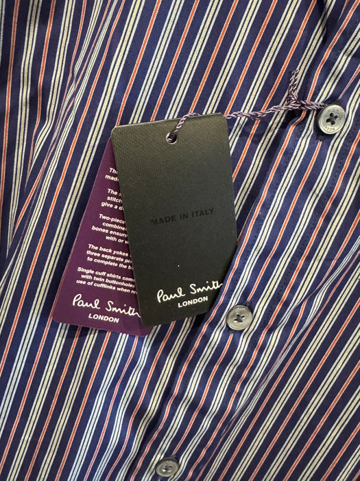 Paul Smith Stripe Dress Shirt Classic Fit | Size 17/43 | London Collection 👔