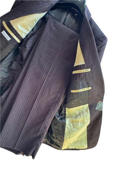 Paul Smith Brown Pinstripe Suit | Single Breasted | Mainline Collection | Size 40 | Made in Japan | RRP £950