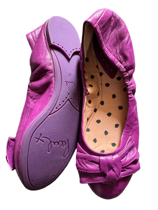 PAUL SMITH WOMEN'S PURPLE BOW FLAT SHOES - STYLE &; COMFORT! Size  UK4 EU37