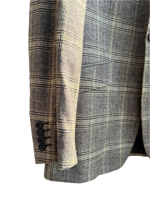Paul Smith PS Check Blazer | Wool Blend | Tailored Fit | Size 40 | PREMIUM