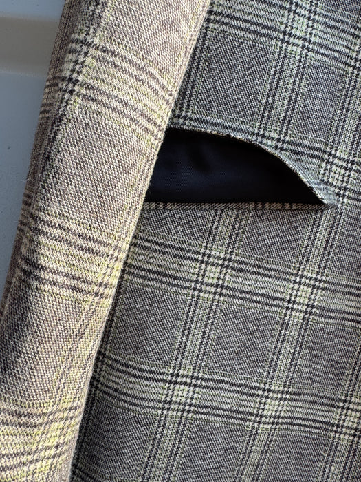 Paul Smith PS Check Blazer | Wool Blend | Tailored Fit | Size 40 | PREMIUM