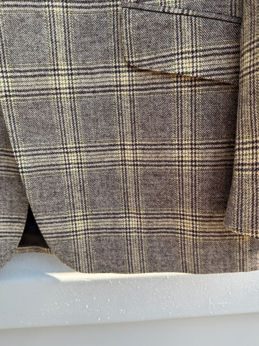Paul Smith PS Check Blazer | Wool Blend | Tailored Fit | Size 40 | PREMIUM