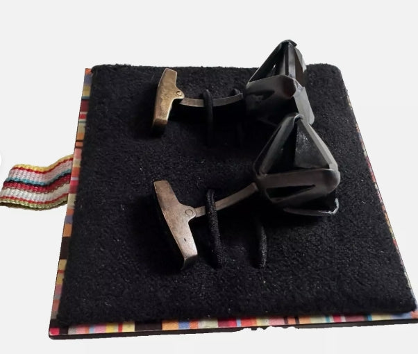 Paul Smith Encrusted Black Gem Cufflinks - Gift Boxed