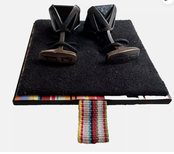 Paul Smith Encrusted Black Gem Cufflinks - Gift Boxed