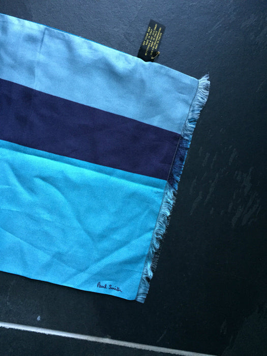 Paul Smith Stripe Scarf | 63% Cotton 37% Silk | 180cm x 30cm