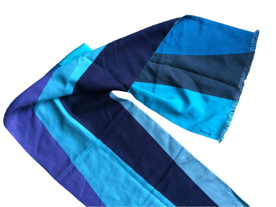 Paul Smith Stripe Scarf | 63% Cotton 37% Silk | 180cm x 30cm