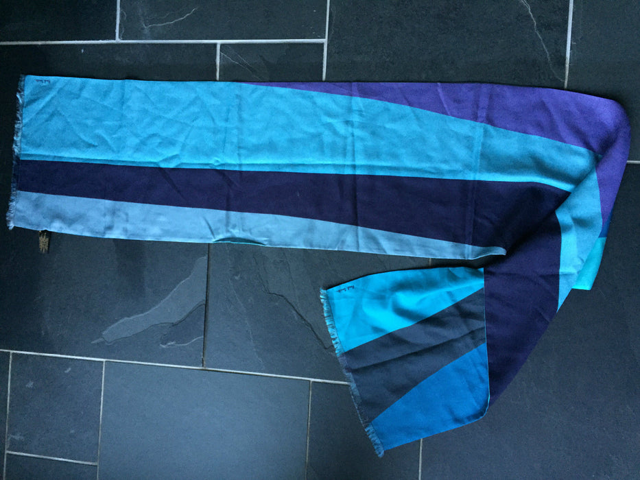 Paul Smith Stripe Scarf | 63% Cotton 37% Silk | 180cm x 30cm