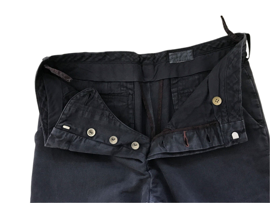 Paul Smith Trousers RED EAR Navy Slim Fit Trousers