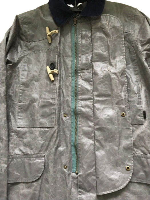 Paul Smith Metallic Silver Duffel Jacket - Size M - Unique Design -  RARE & Limited Edition