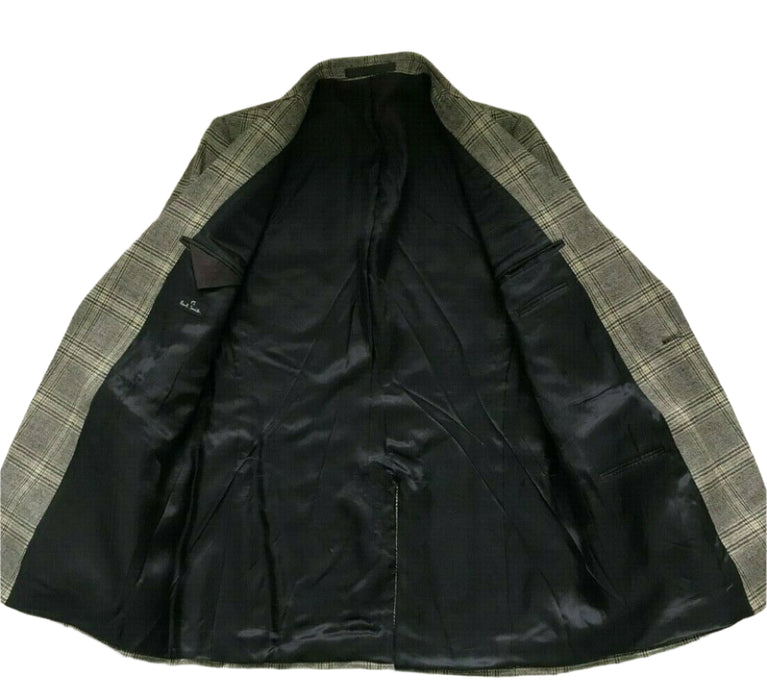 Paul Smith PS Check Blazer | Wool Blend | Tailored Fit | Size 40 | PREMIUM