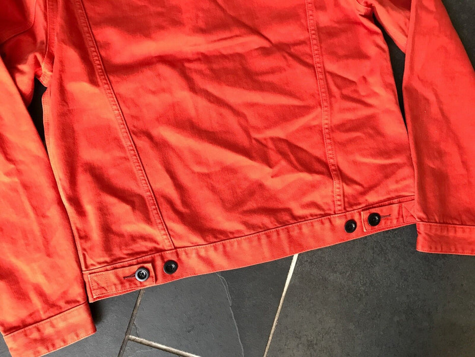 ポールスミス RED EAR バイカージャケット - レッドデニム - サイズ M - この希少なエッジを手に入れよう!