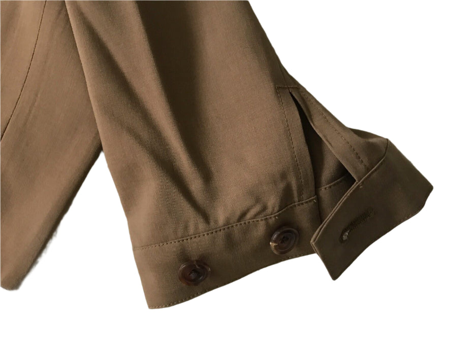 PAUL SMITH Men Trousers | Size  30W |  Caramel  Brown |  Button hem fastening | Mainline