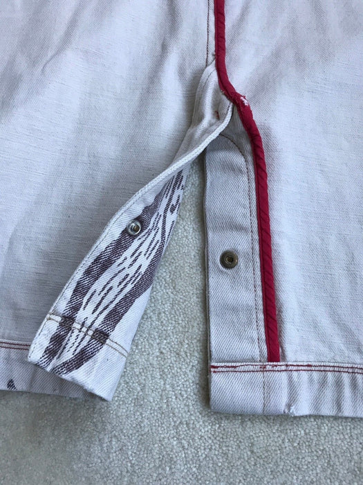 Paul Smith RED EAR White Denim Jacket with Graphic Detail - Size L -  Limited Edition & Exclusive