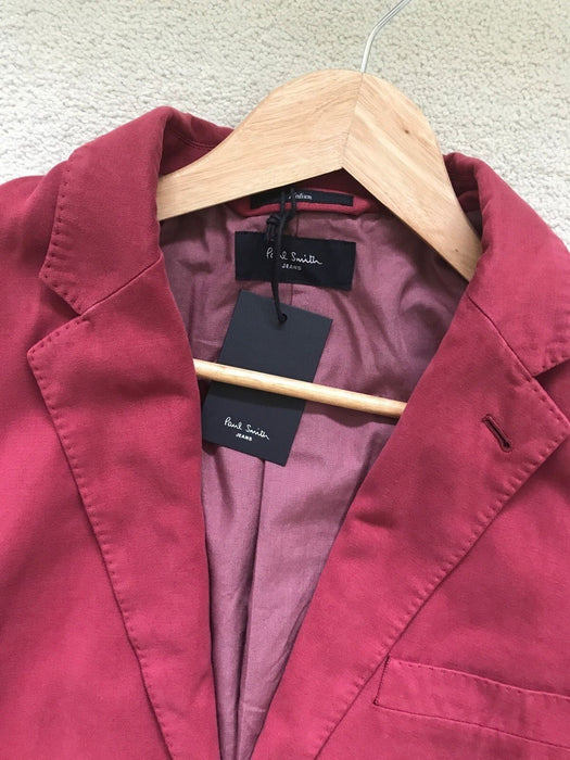 Paul Smith Burnt Red Jacket | Single Breasted 2 button fastening | Size M