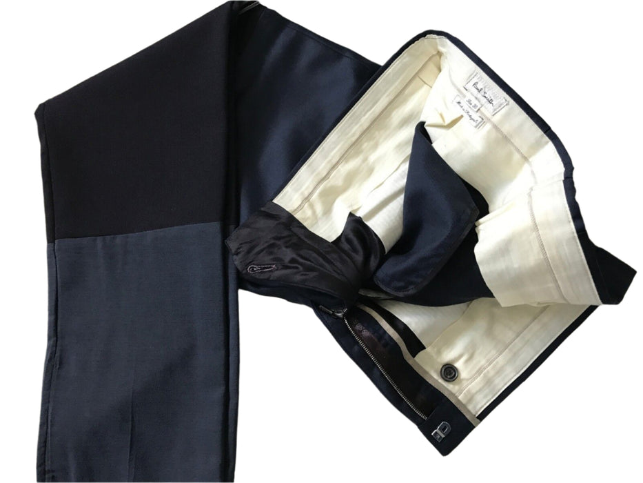 PAUL SMITH MAINLINE Men SLIM Tapered Trousers Blue Navy - Define Your Style