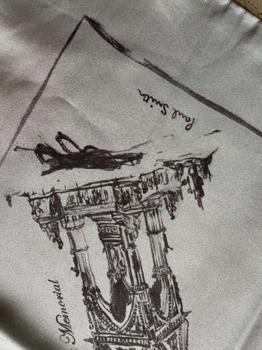 Paul Smith Silk Scarf - "LONDON" Graphic - 90cm x 90cm - Showcase Your City Style!