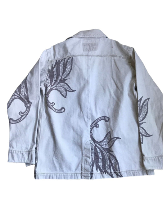 Paul Smith RED EAR White Denim Jacket with Graphic Detail - Size L -  Limited Edition & Exclusive