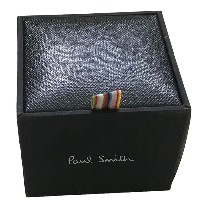 Paul Smith cufflinks Multi stripe rectangle shape MINI Cufflinks