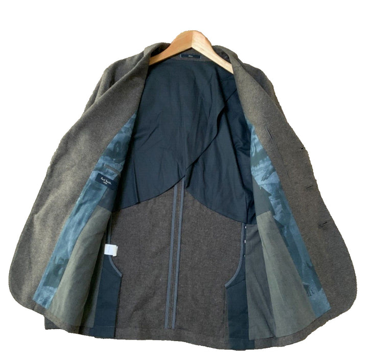 Paul Smith Blazer Grey Patch Pocket Blazer Size M