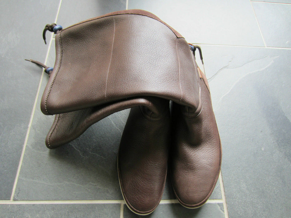 Paul Smith PSJ Leather and Suede Calf-Length Boots Size uk 7.5