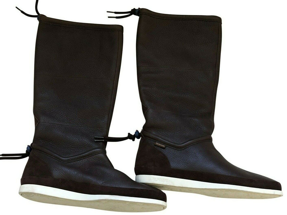 Paul Smith PSJ Leather and Suede Calf-Length Boots Size uk 7.5