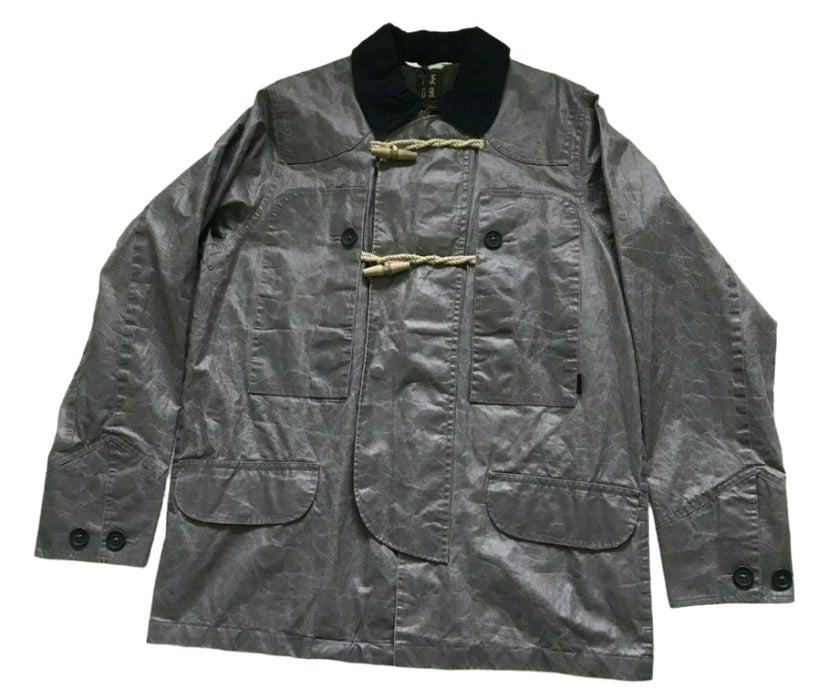 Paul Smith Metallic Silver Duffel Jacket - Size M - Unique Design -  RARE & Limited Edition