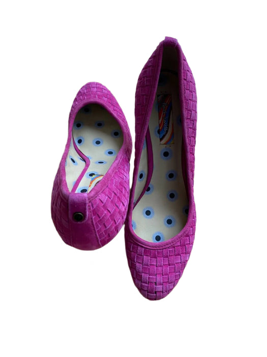 Paul Smith Court Shoes - Pink Leather Cutout UK 4 - Step Out in Style!