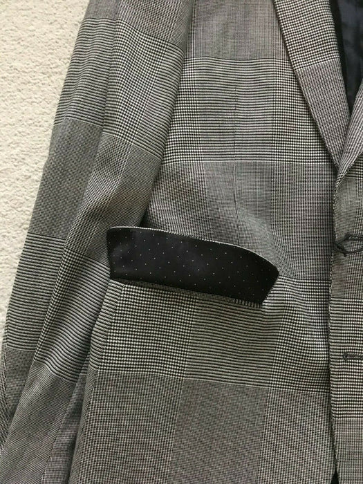ポール・スミス「SOHO」ブレザー - グレーチェック - アイコニックな快適さを体感せよ！ - サイズ 38 