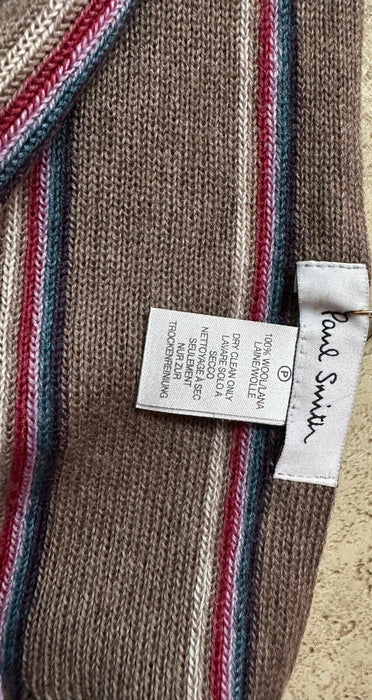 Paul Smith Mainline Collection Striped Scarf - 100% Wool - Wrap Yourself in Timeless Style!