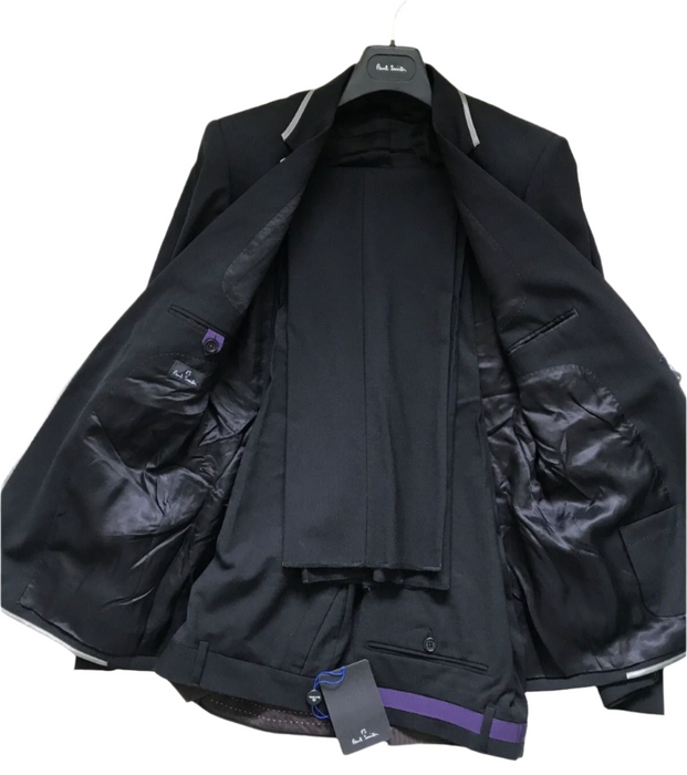 Paul Smith LUXURY Black Evening Suit | Single Breasted - PS Collection | Size 38