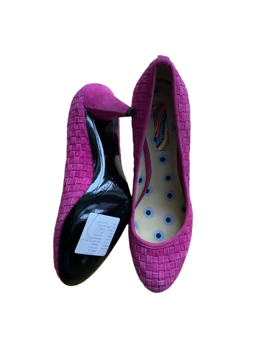Paul Smith Court Shoes - Pink Leather Cutout UK 4 - Step Out in Style!