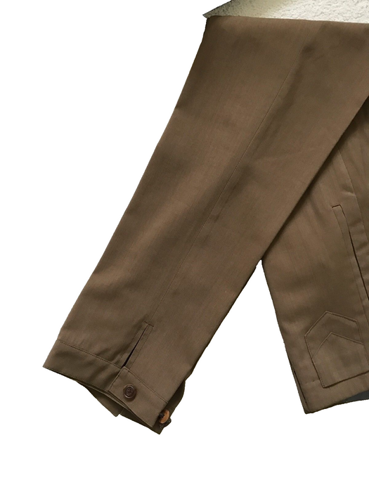 PAUL SMITH Men Trousers | Size  30W |  Caramel  Brown |  Button hem fastening | Mainline