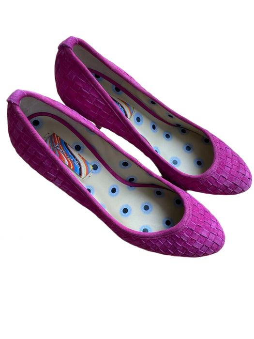 Paul Smith Court Shoes - Pink Leather Cutout UK 4 - Step Out in Style!