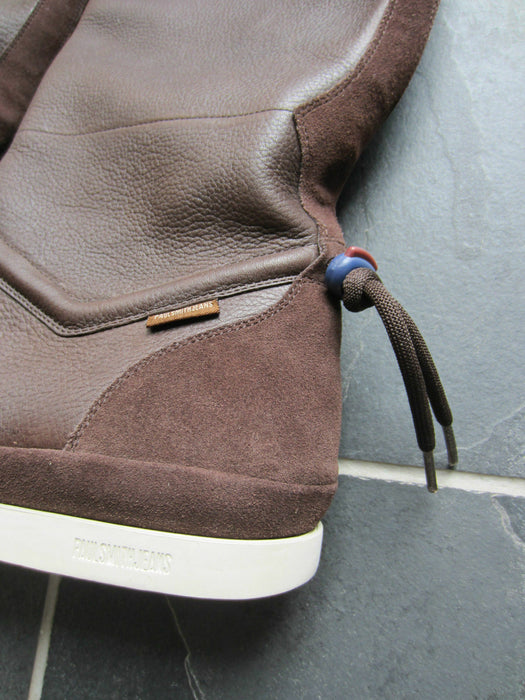 Paul Smith PSJ Leather and Suede Calf-Length Boots Size uk 7.5