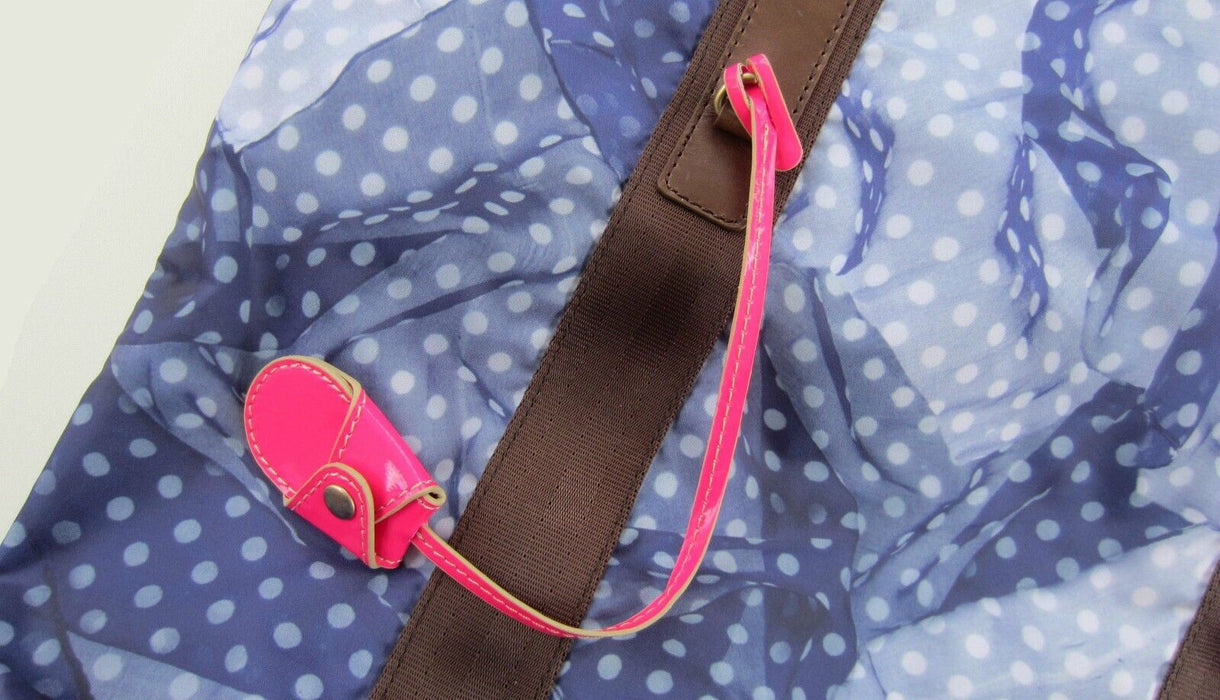Paul Smith Nylon Tote Holdal with Pink Key Attachment & Removable Pouch