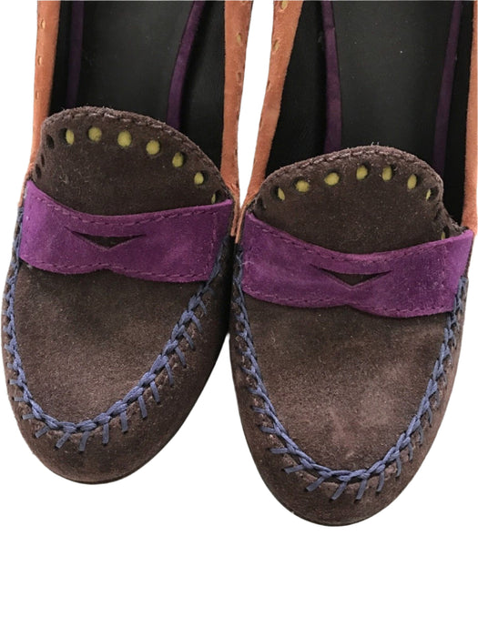 Paul Smith  Shoes 3 colour suede Court Shoes Size  UK4 EU37