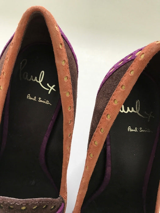 Paul Smith  Shoes 3 colour suede Court Shoes Size  UK4 EU37