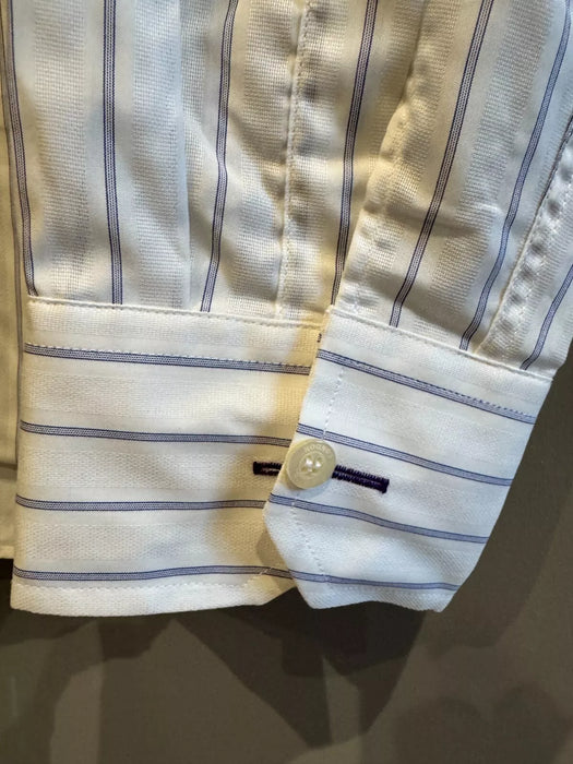 Paul Smith Classic Fit Blue Stripe Shirt - Size 16.5/42