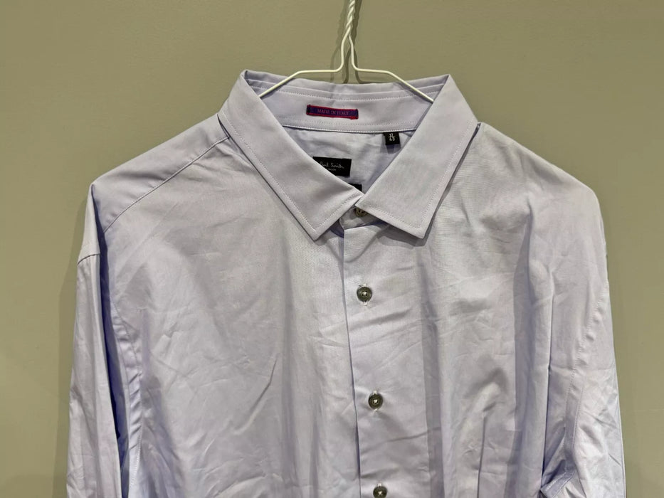 Paul Smith Blue Shirt | Slim Fit | Size 17/43 | Stripe Cuff| London Collection 👔